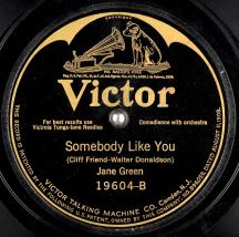 Somebody Like You label